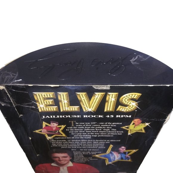 VTG Elvis Presley Jailhouse Rock 45 RPM Action Figure Doll Hasbro 1993 NOS - Picture 5 of 11